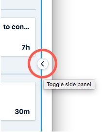 Toggle issues side panel