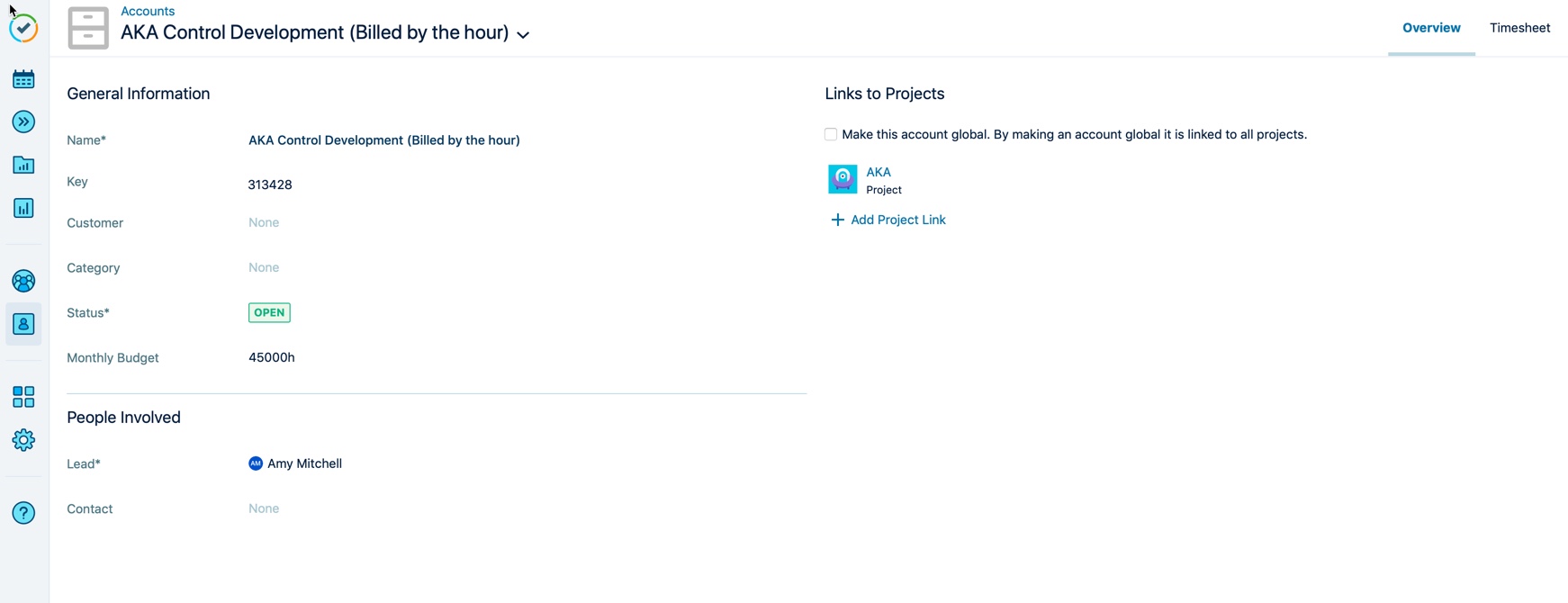 Accounts Overview