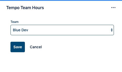 Configure Tempo Team Hours