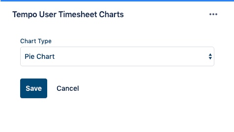 Configure Tempo User Timesheet Charts gadget